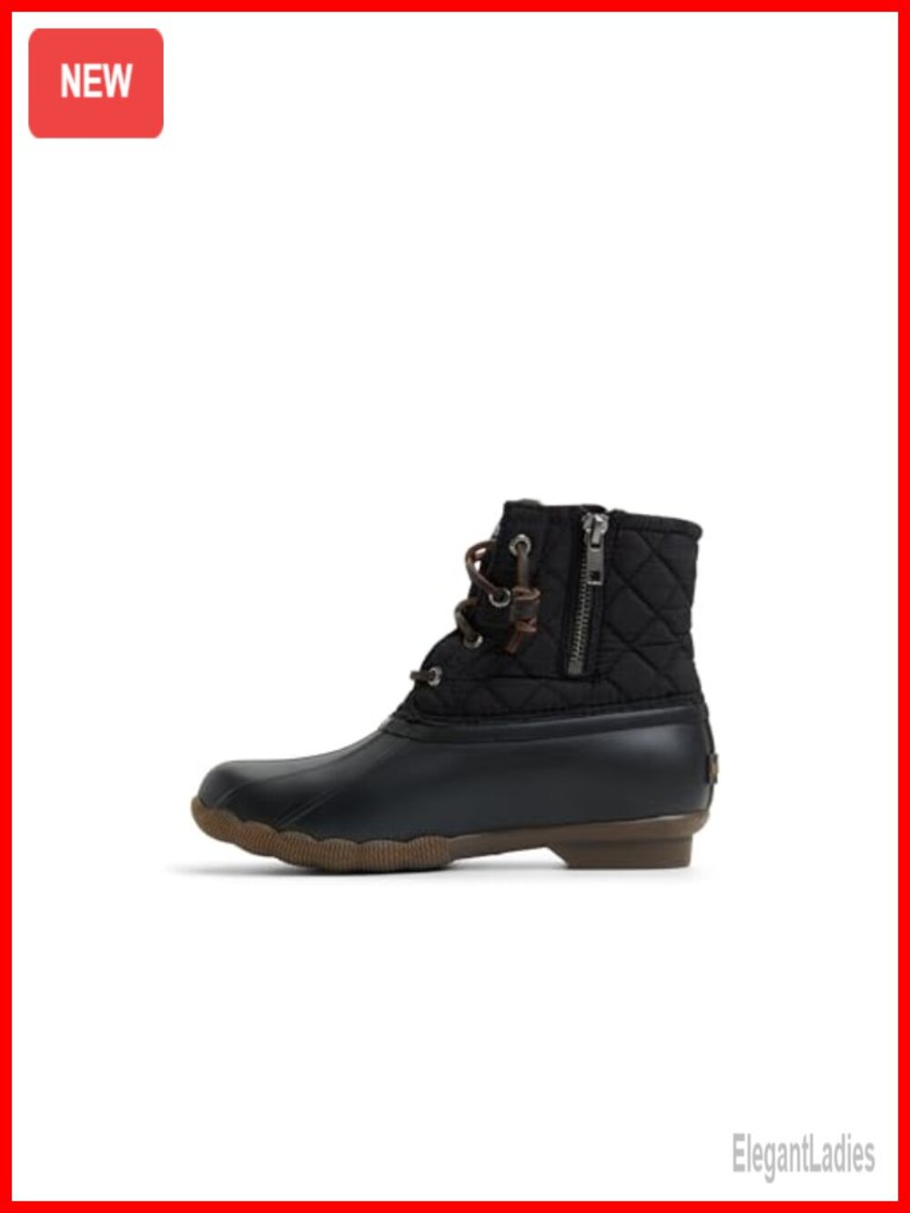 Waterproof Saltwater Duck Boot Ankle Rain Boot Rubber Nylon